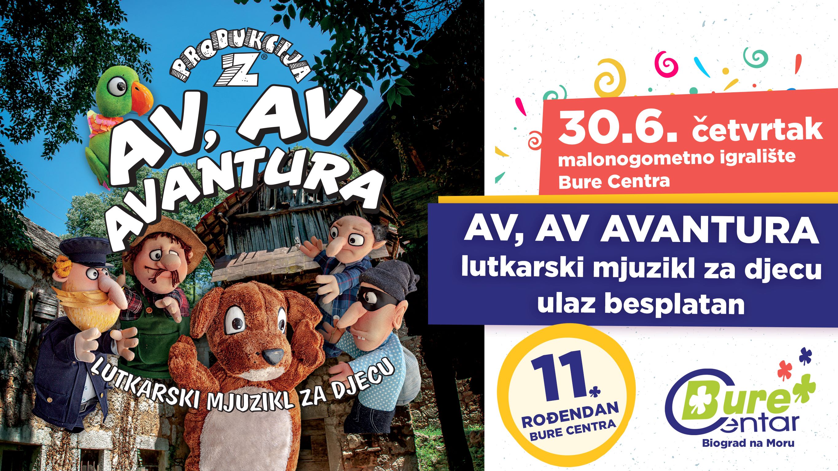 Av, Av Avantura - besplatni mjuzikl za djecu
