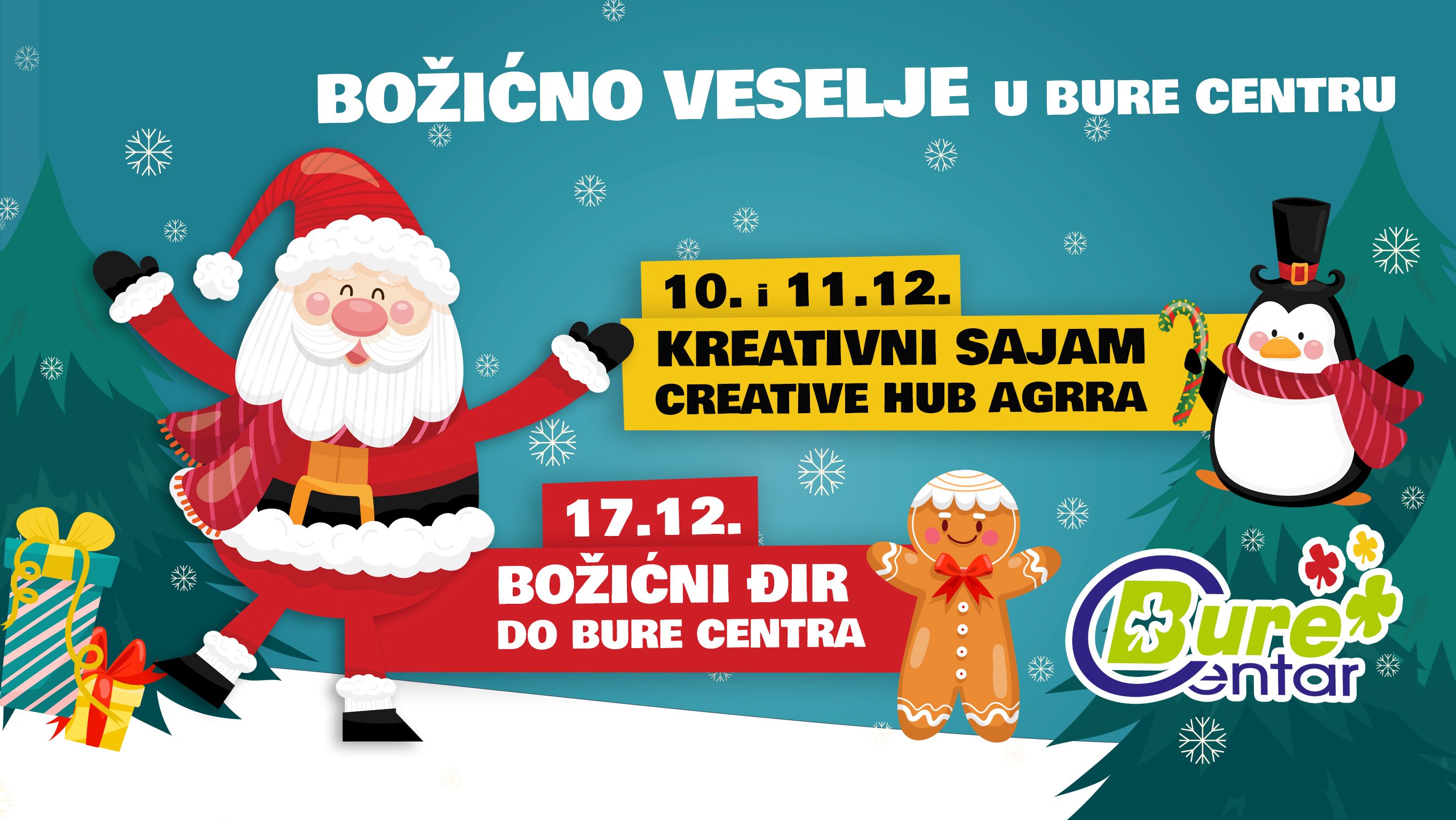 Božićno veselje u Bure Centru