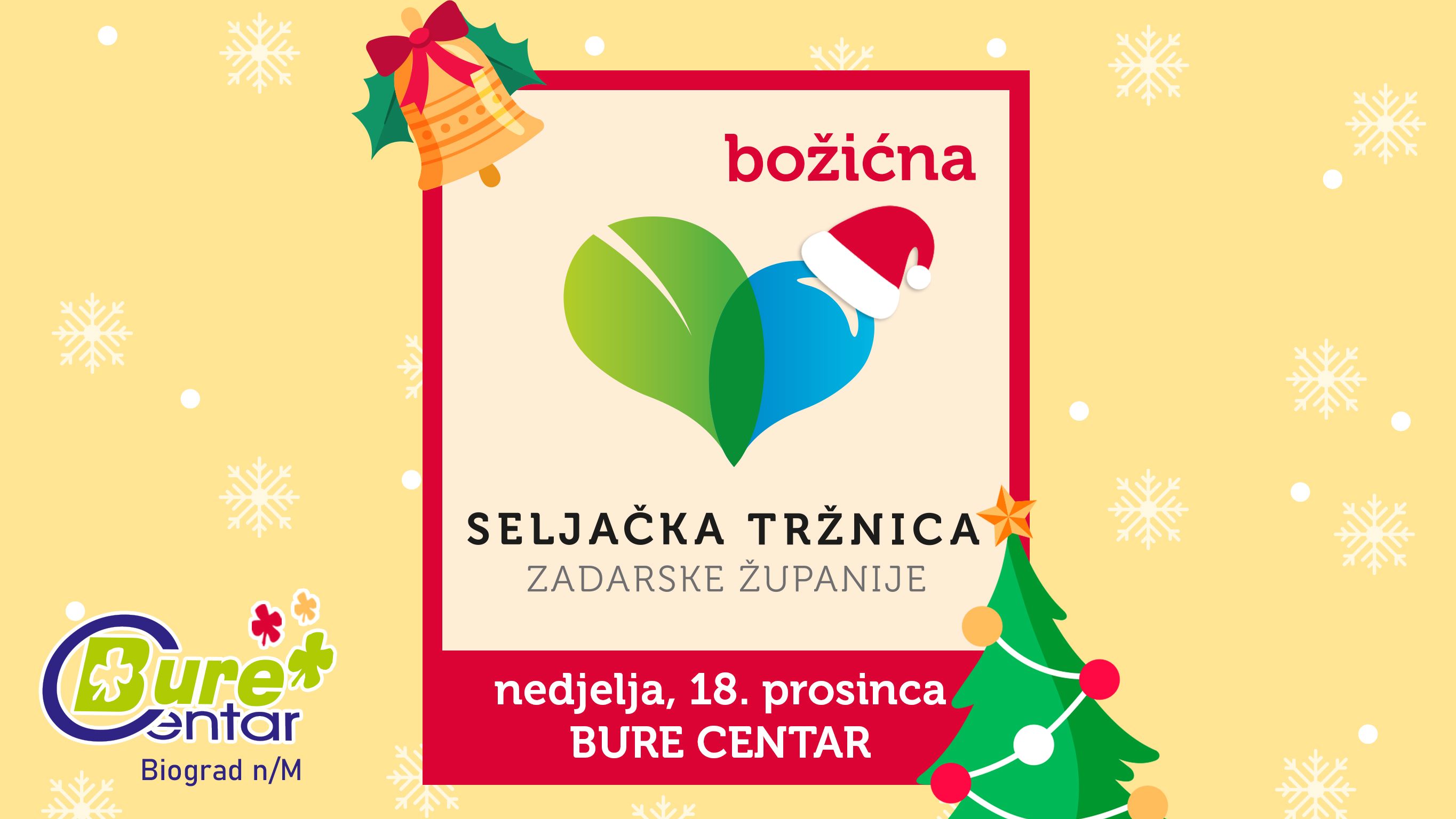 Božićna Seljačka tržnica Zadarske županije