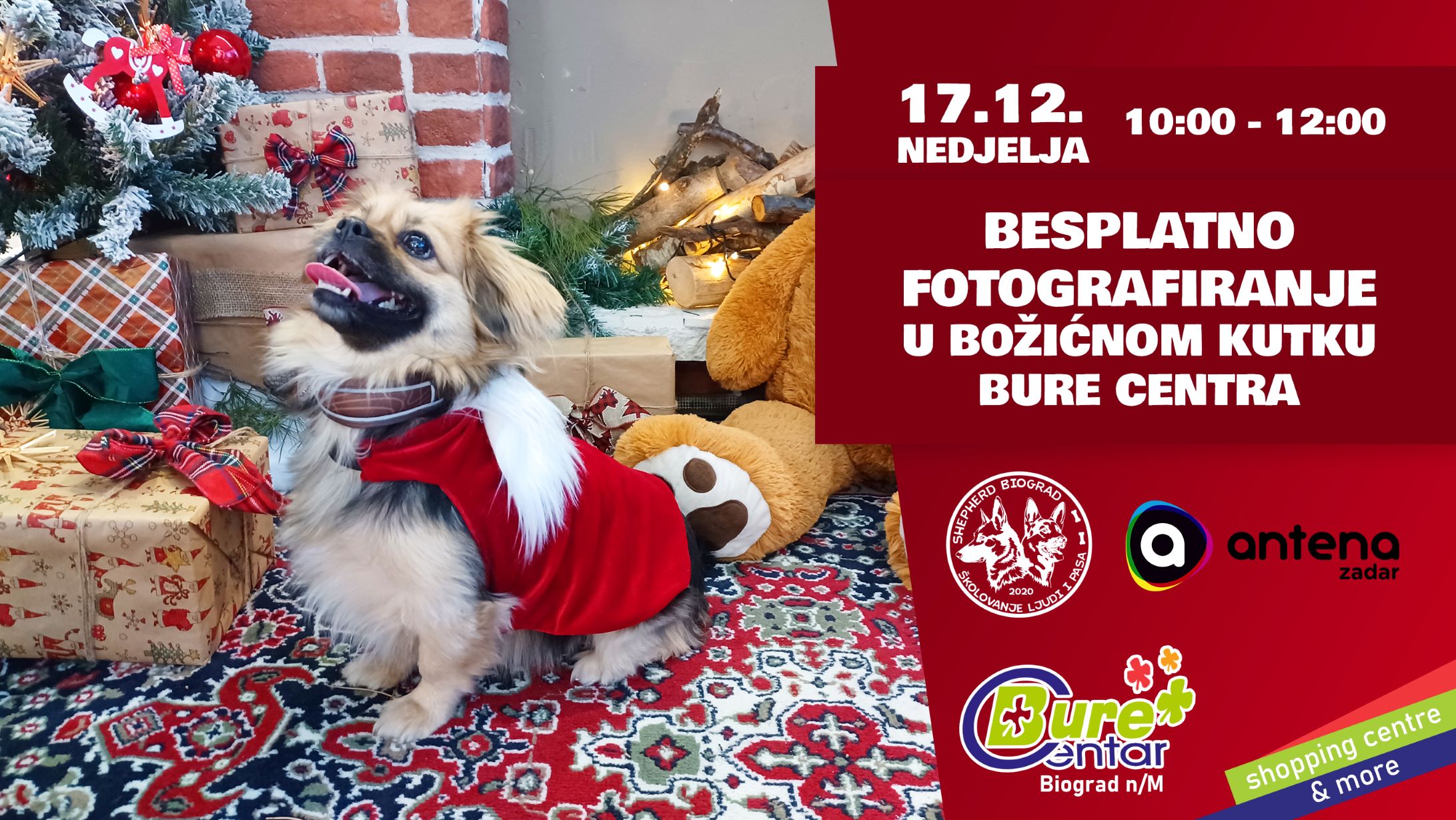 Besplatno fotografiranje u božićnom kutku uz Antenu Zadar