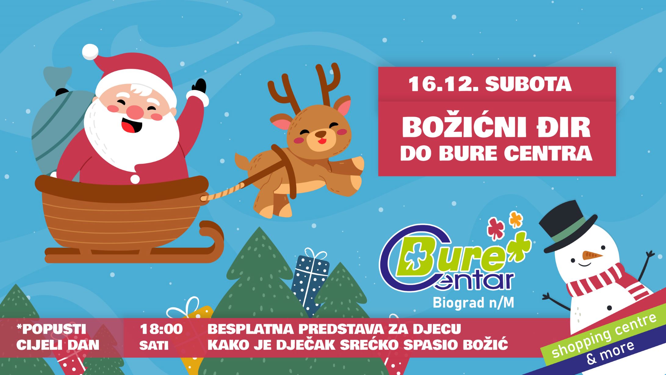 Božićni đir do Bure Centra