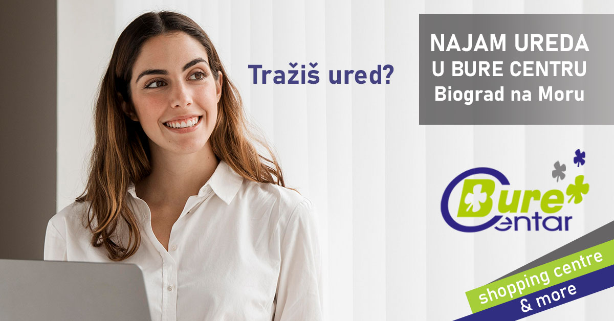 Najam ureda u Bure Centru u Biogradu na Moru