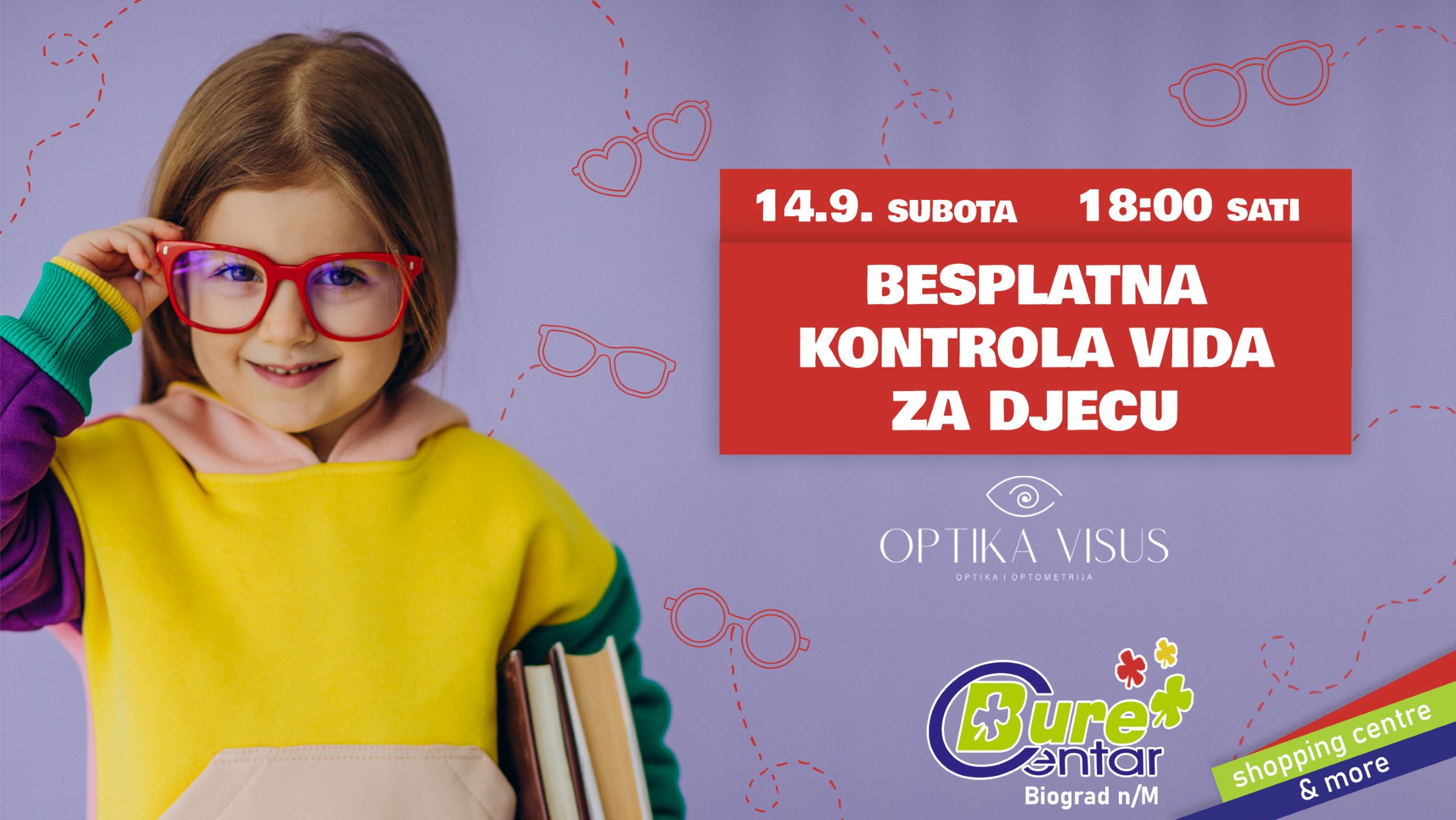 Besplatna kontrola vida za djecu