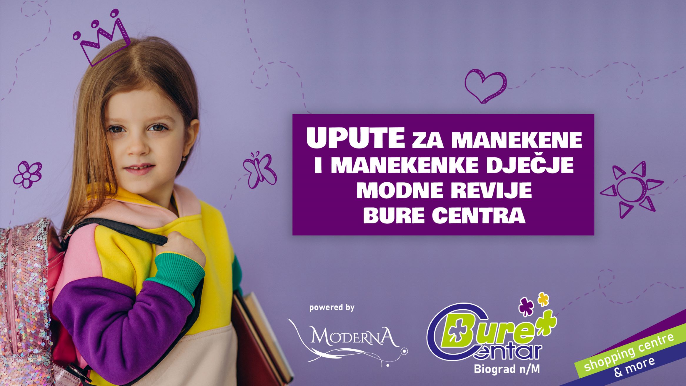 Upute za manekene i manekenke dječje modne revije