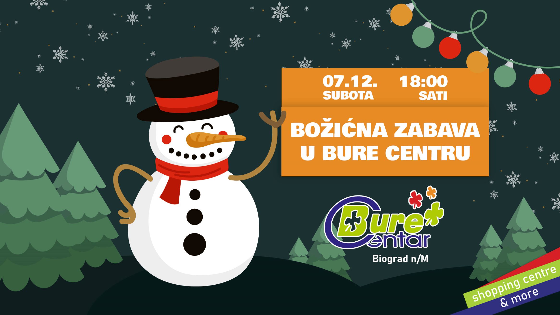 Božićna zabava u Bure Centru