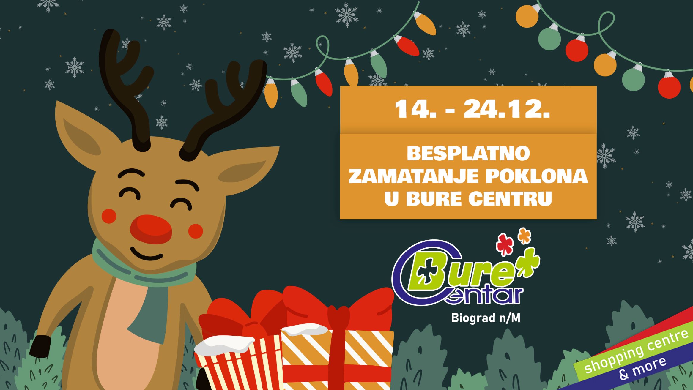 Besplatno zamatanje poklona u Bure Centru