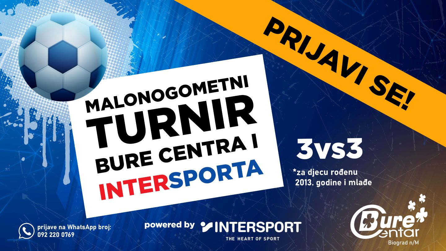 Malonogometni turnir Bure Centra i Intersporta