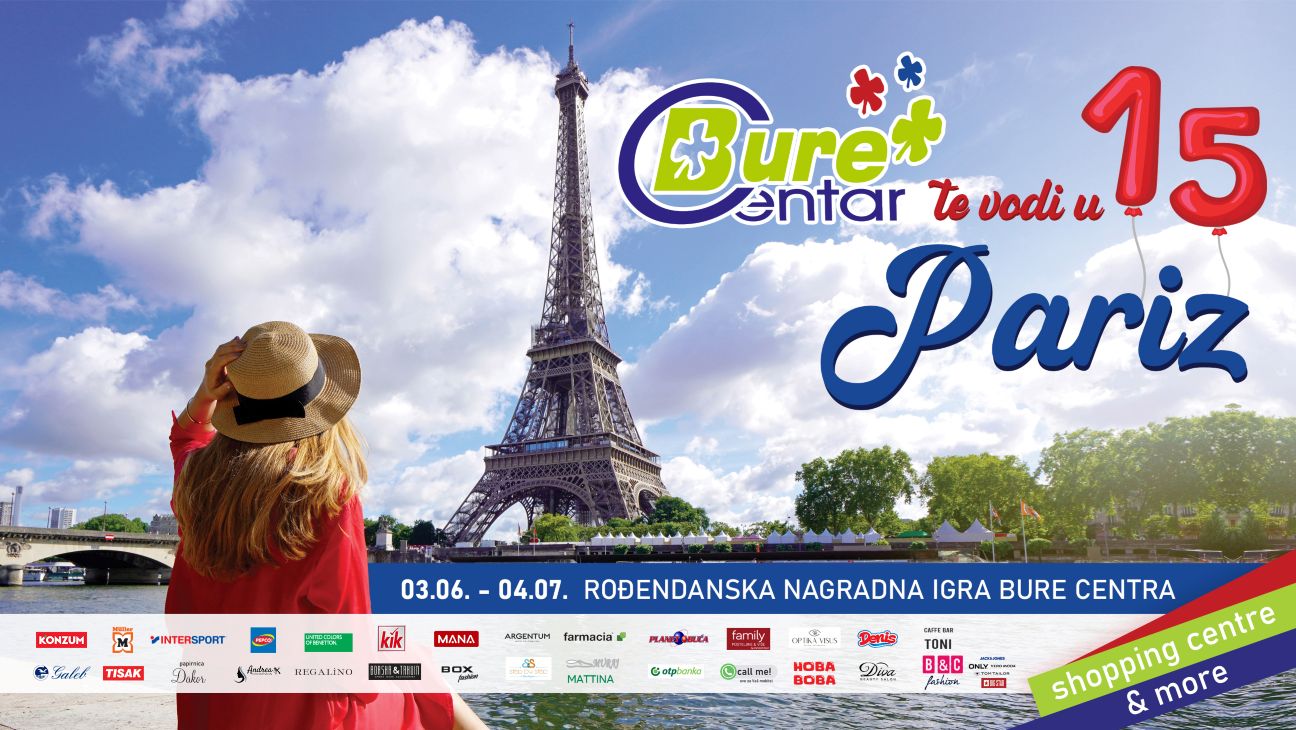 Bure Centar te vodi u Pariz