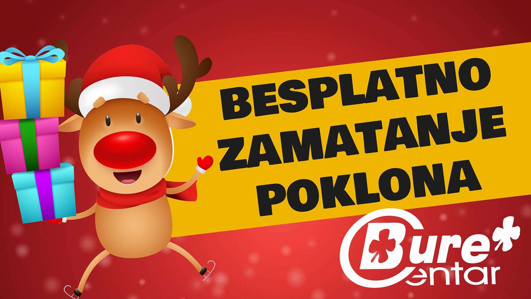 Besplatno zamatanje poklona u Bure Centru