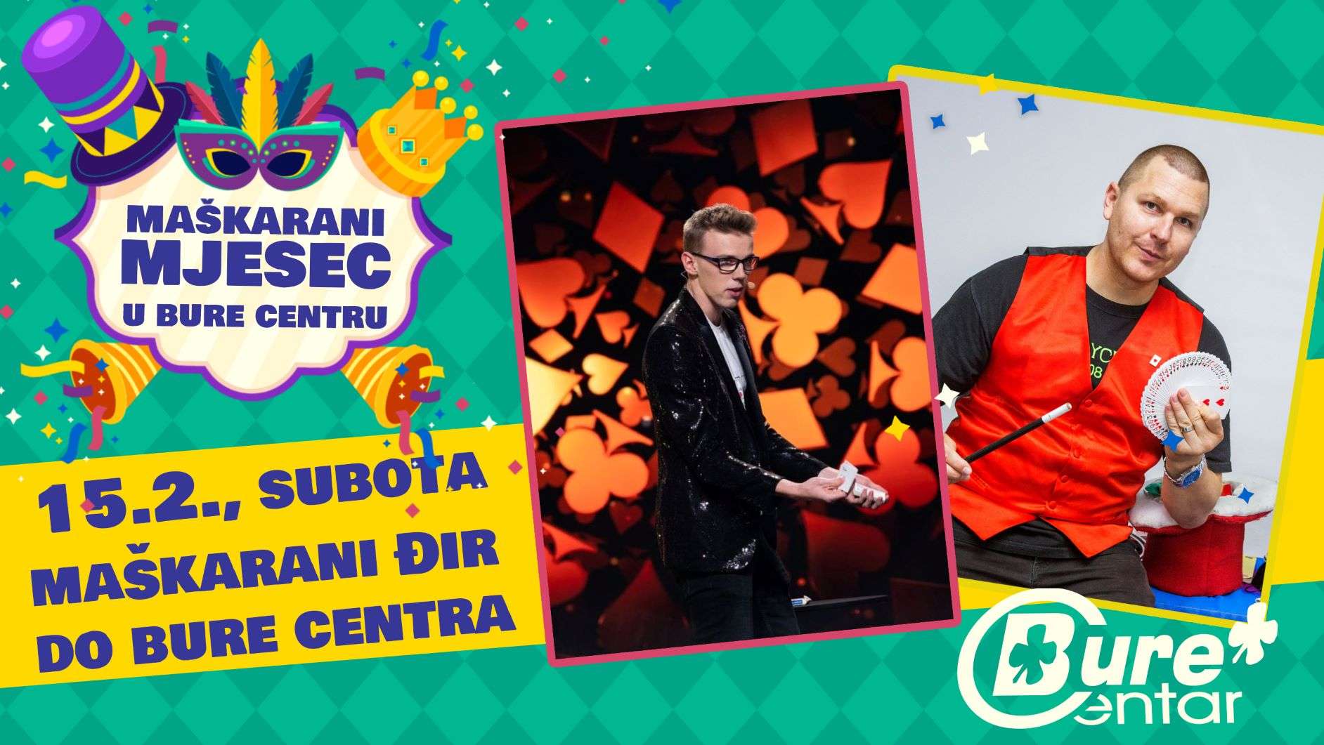 Maškarani đir do Bure Centra