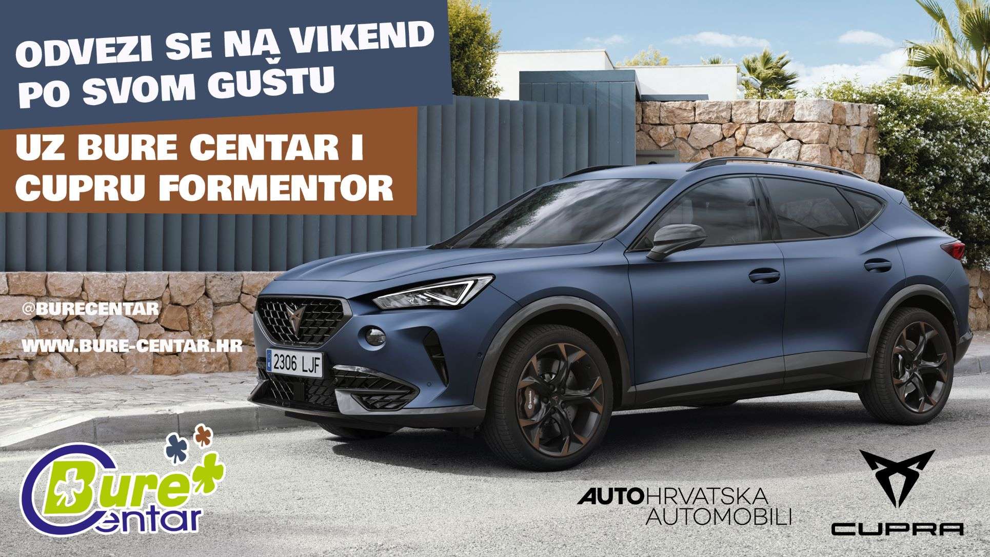 Odvezi se na vikend po svom guštu uz Bure Centar i Cupru Formentor