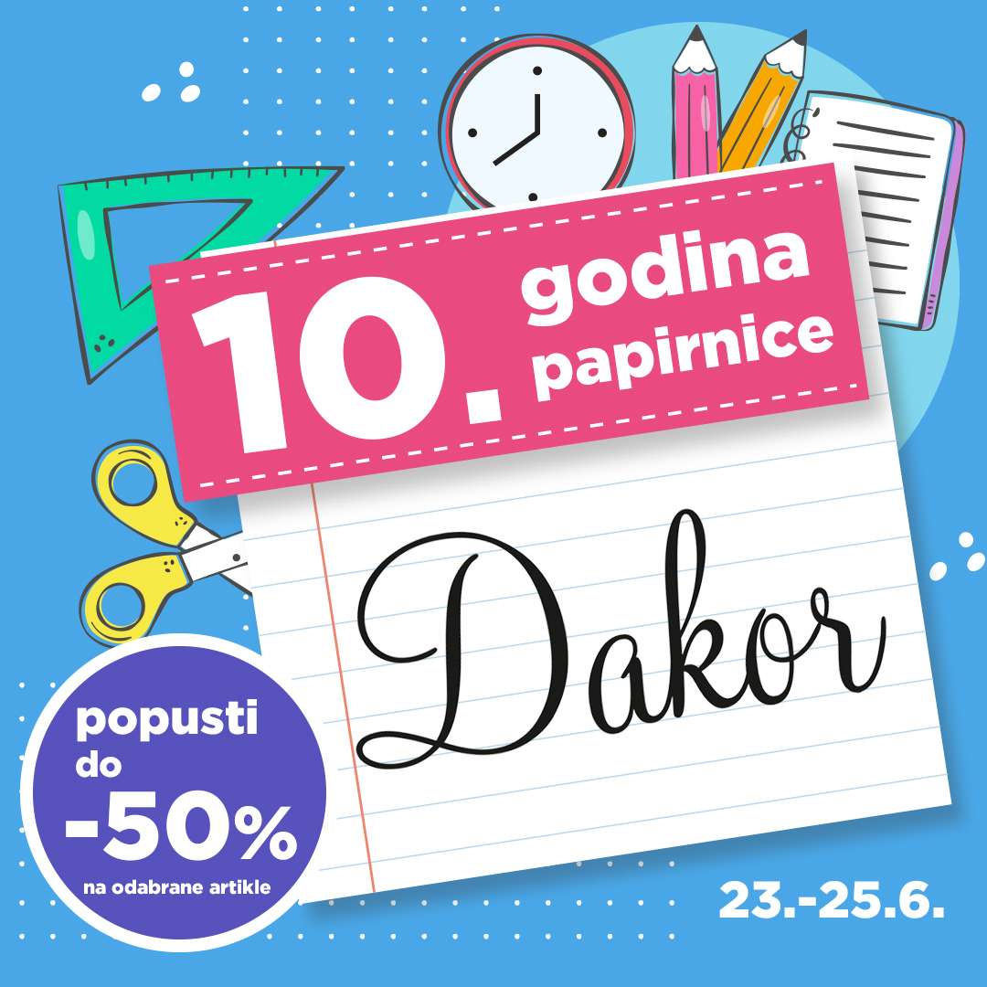 Facebook nagradni natječaj papirnice Dakor i Bure Centra