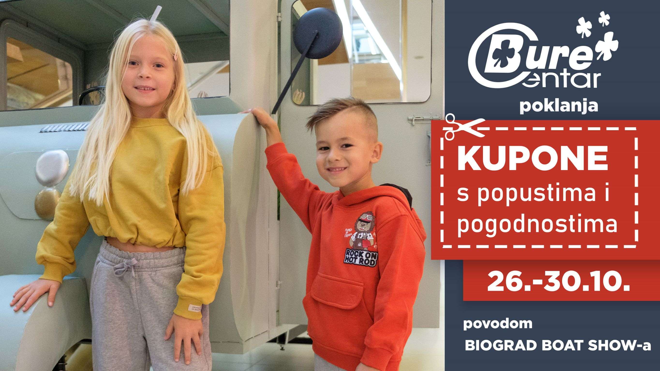 Bure Centar poklanja kupone s popustima i pogodnostima