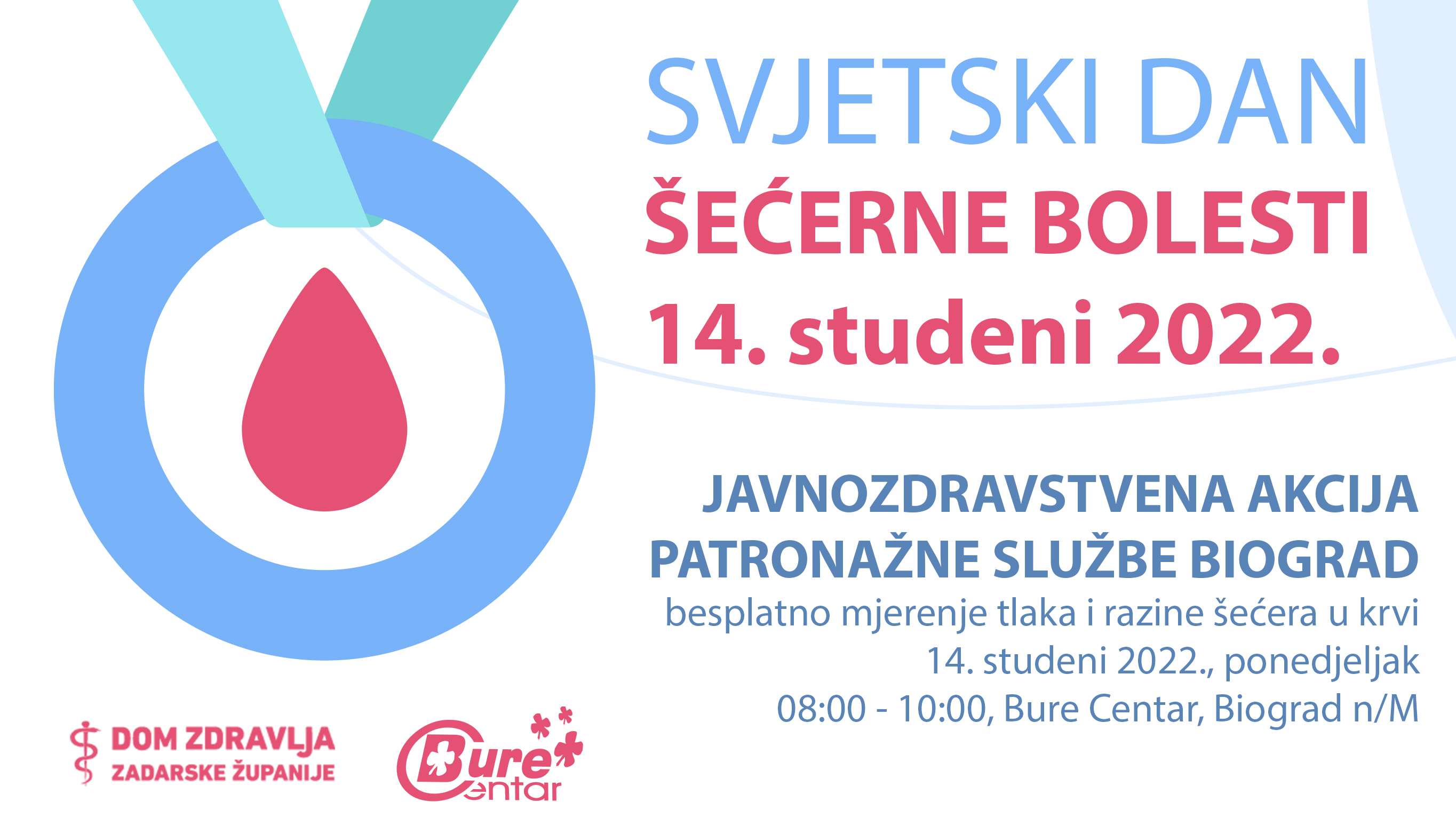 Besplatno mjerenje tlaka i razine šećera u krvi