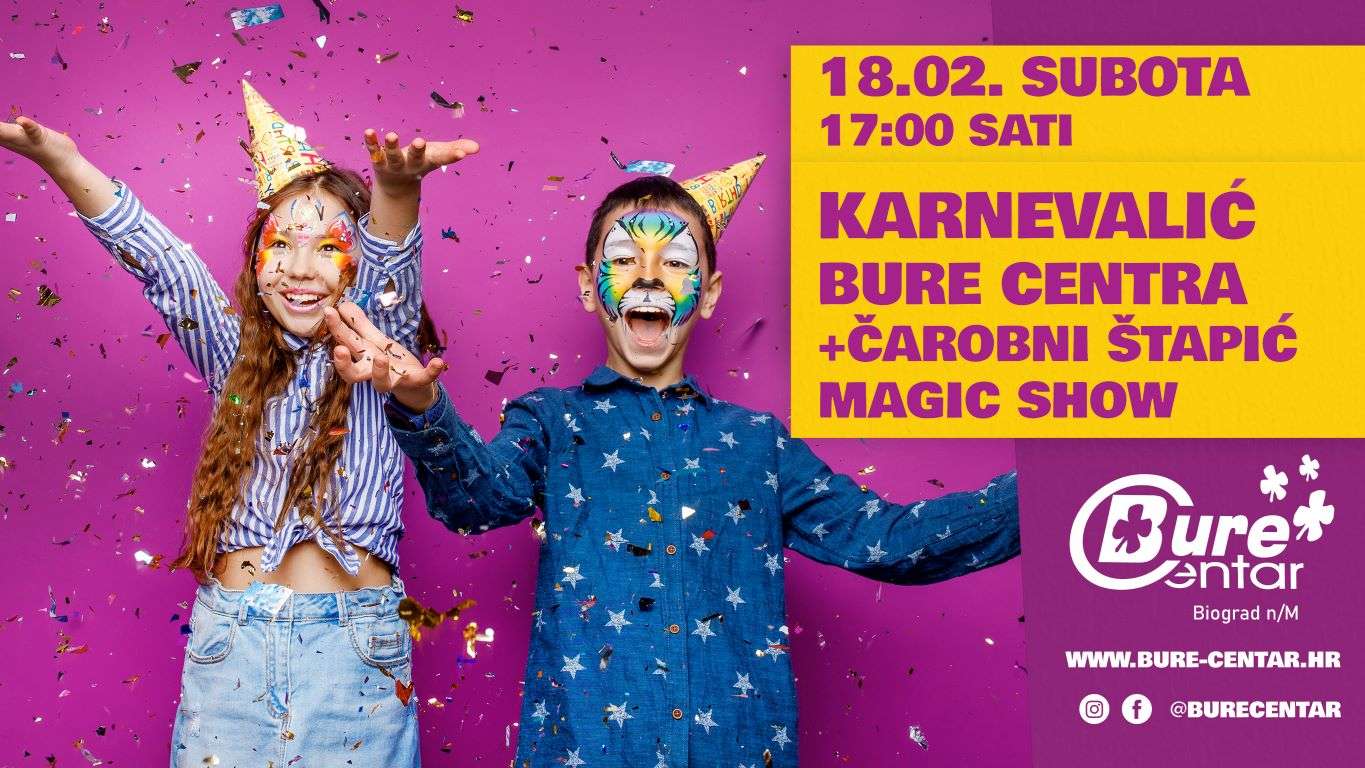 Karnevalić Bure Centra i veliki magic show