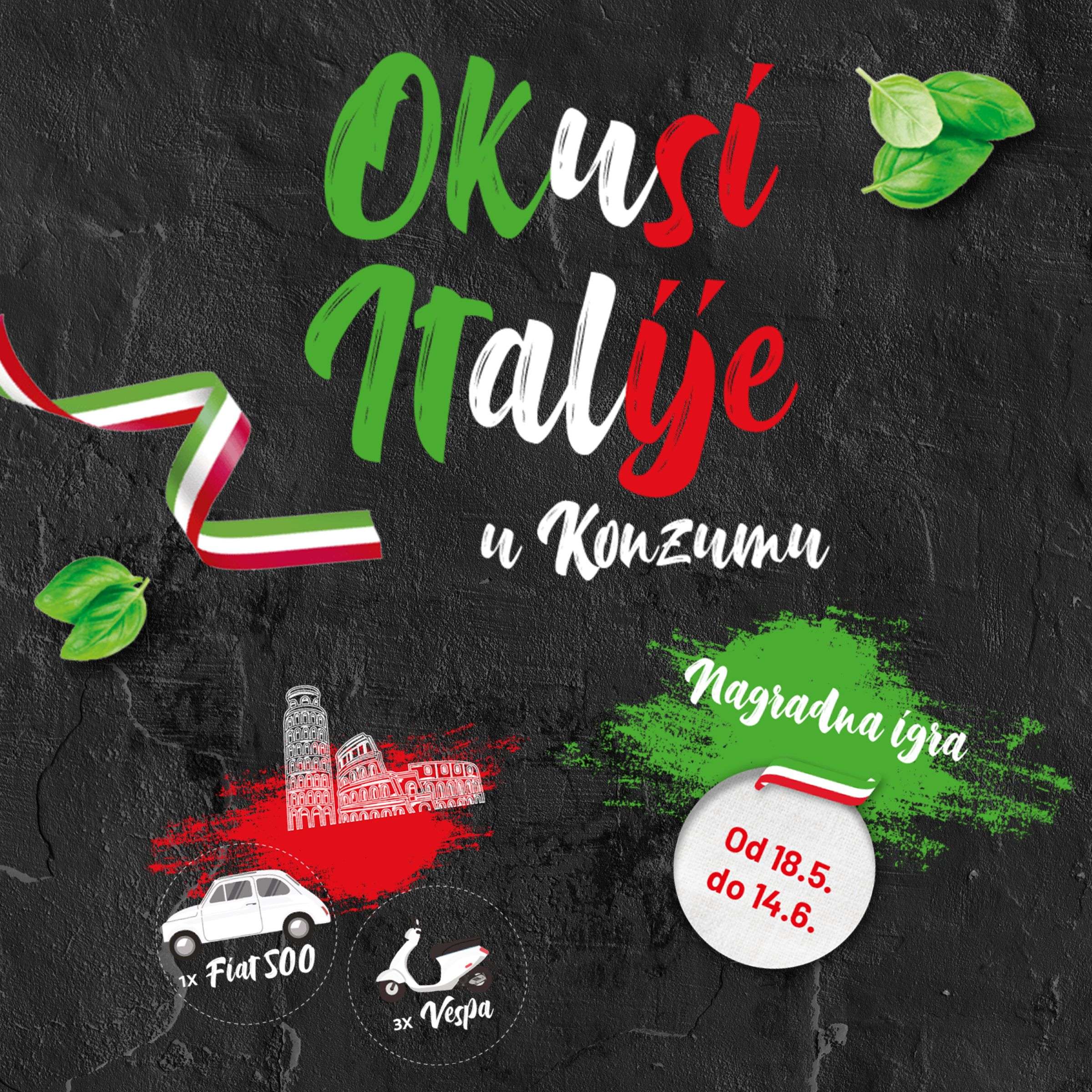 Okusi Italije u Konzumu