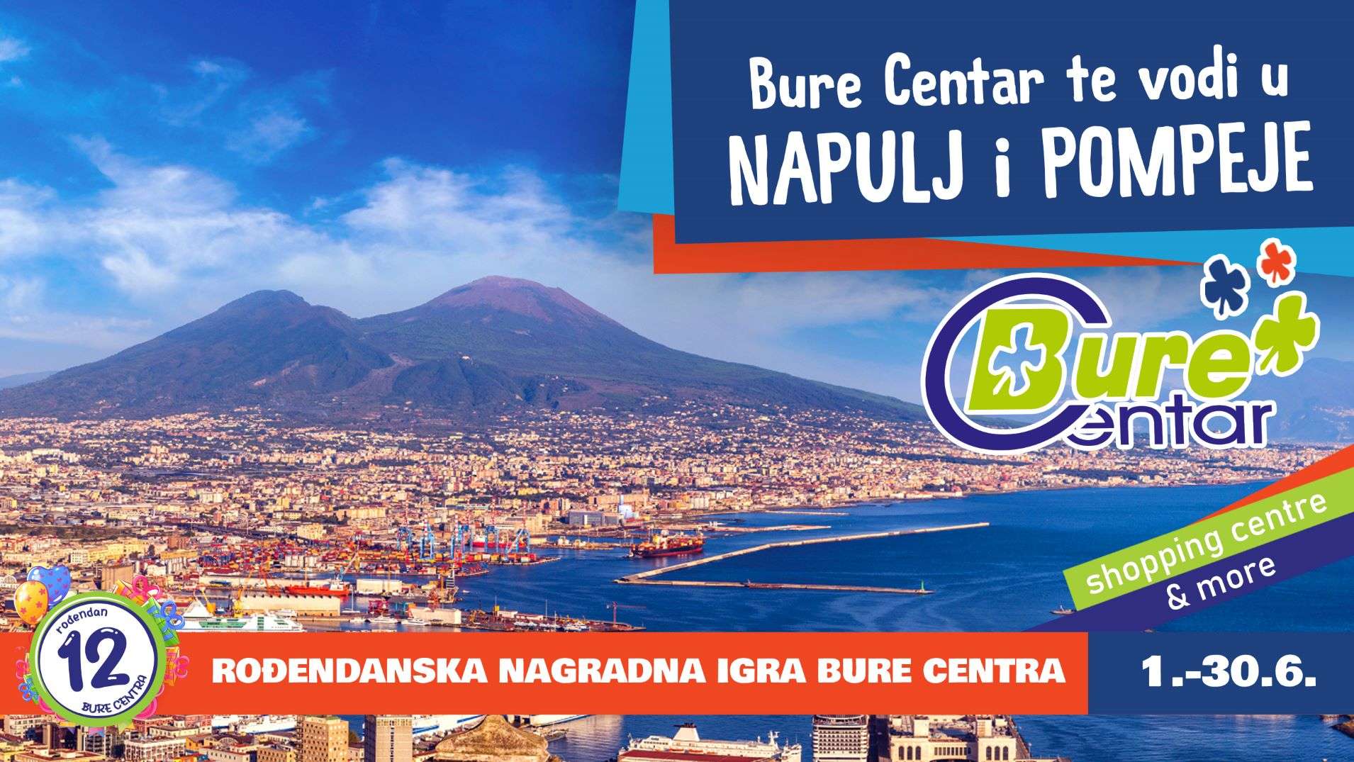 Dobitnici nagradne igre "Bure Centar te vodi u Napulj i Pompeje"