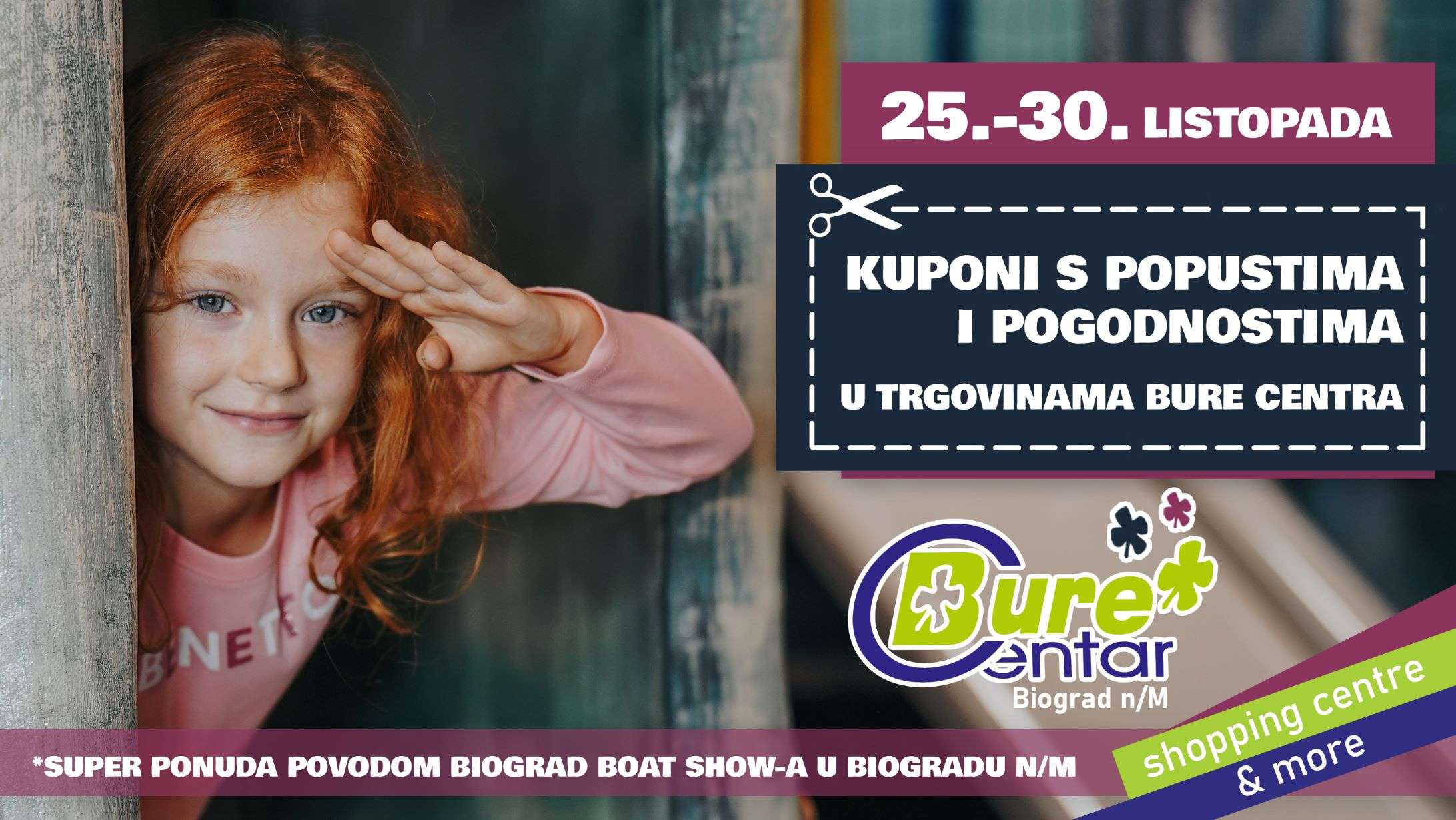 Kuponi s popustima i pogodnostima u trgovinama Bure Centra