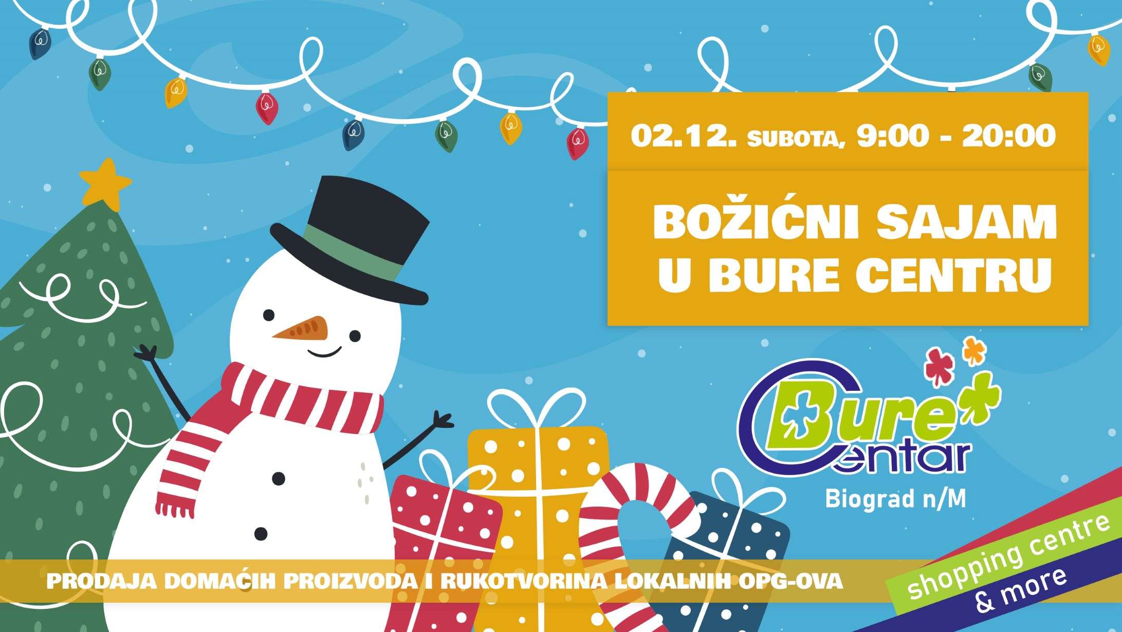 Božićni sajam u Bure Centru