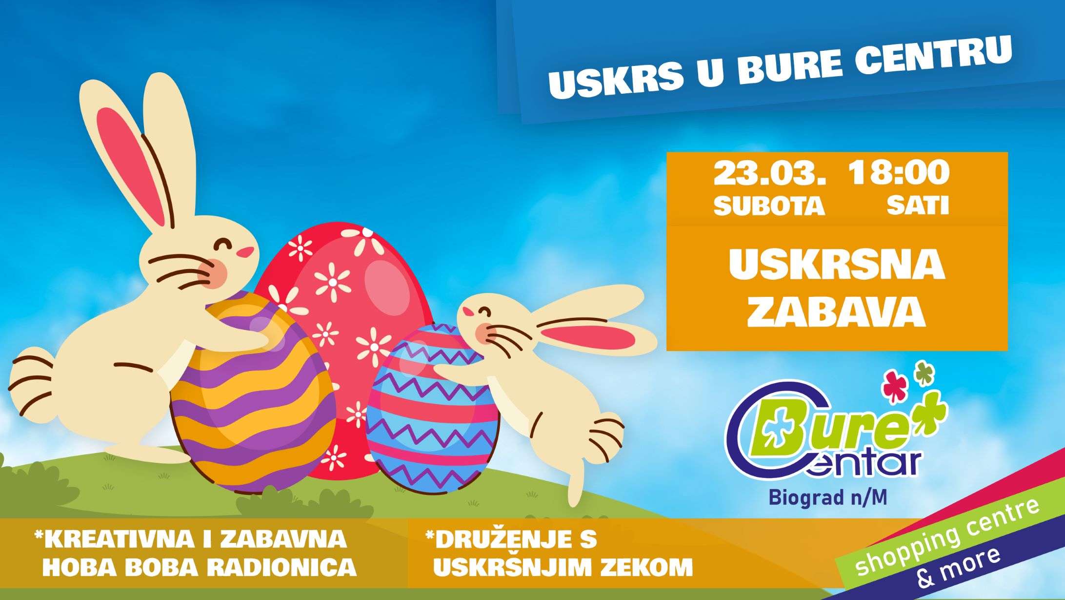 Uskrsna zabava u Bure Centru