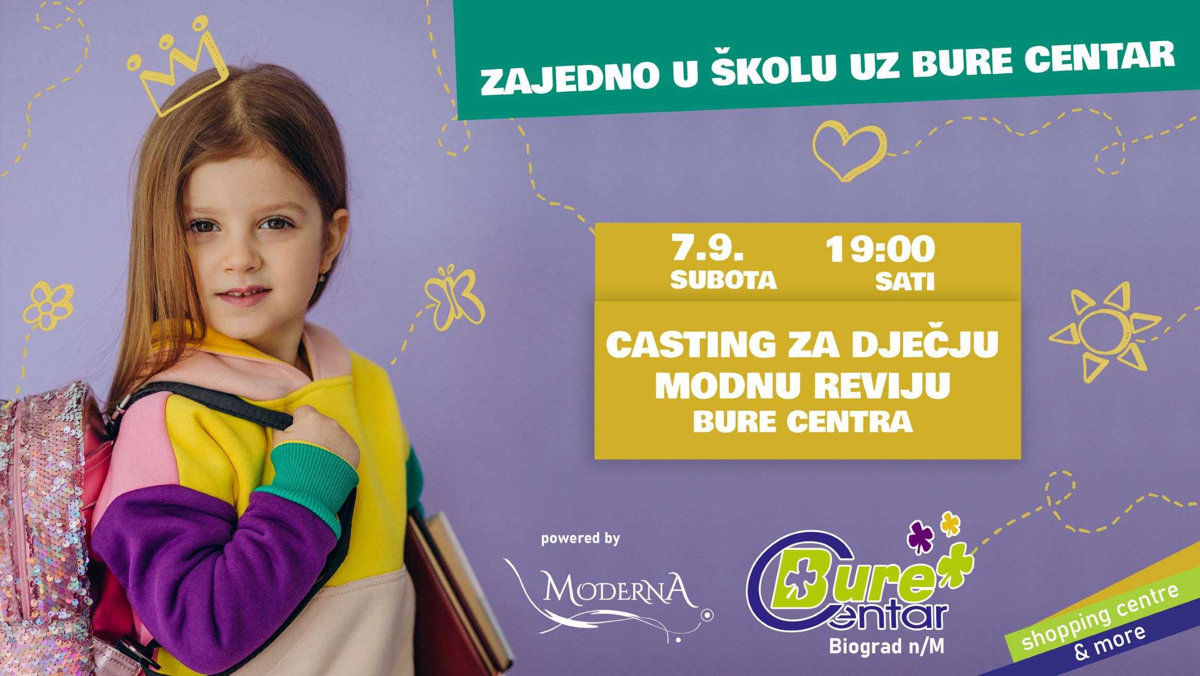 Casting za dječju modnu reviju Bure Centra