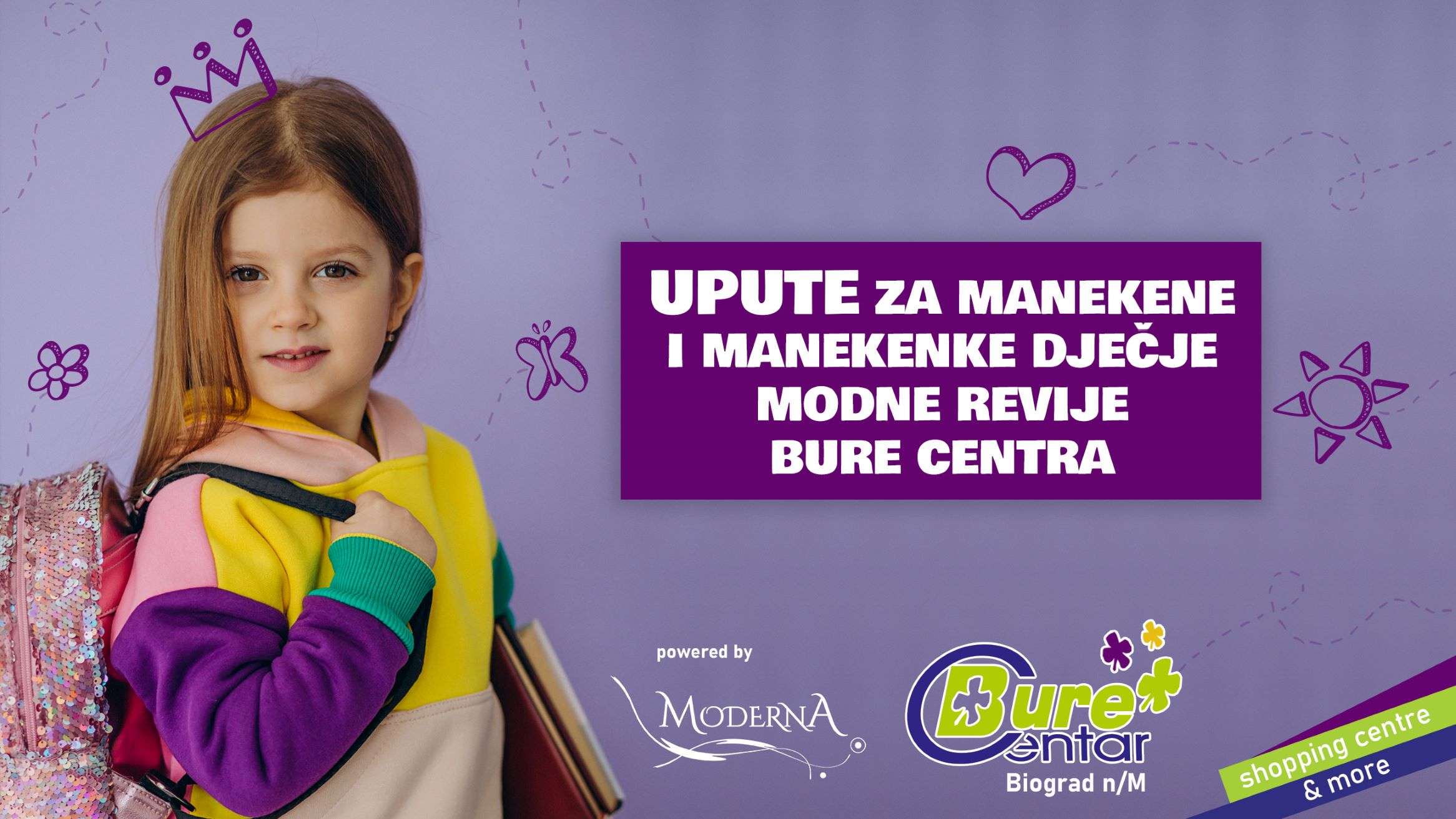 Upute za manekene i manekenke dječje modne revije