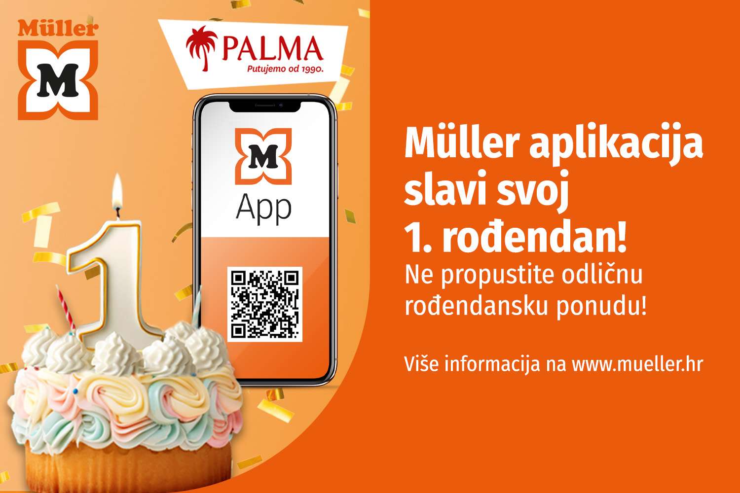 Müller aplikacija slavi svoj 1. rođendan!