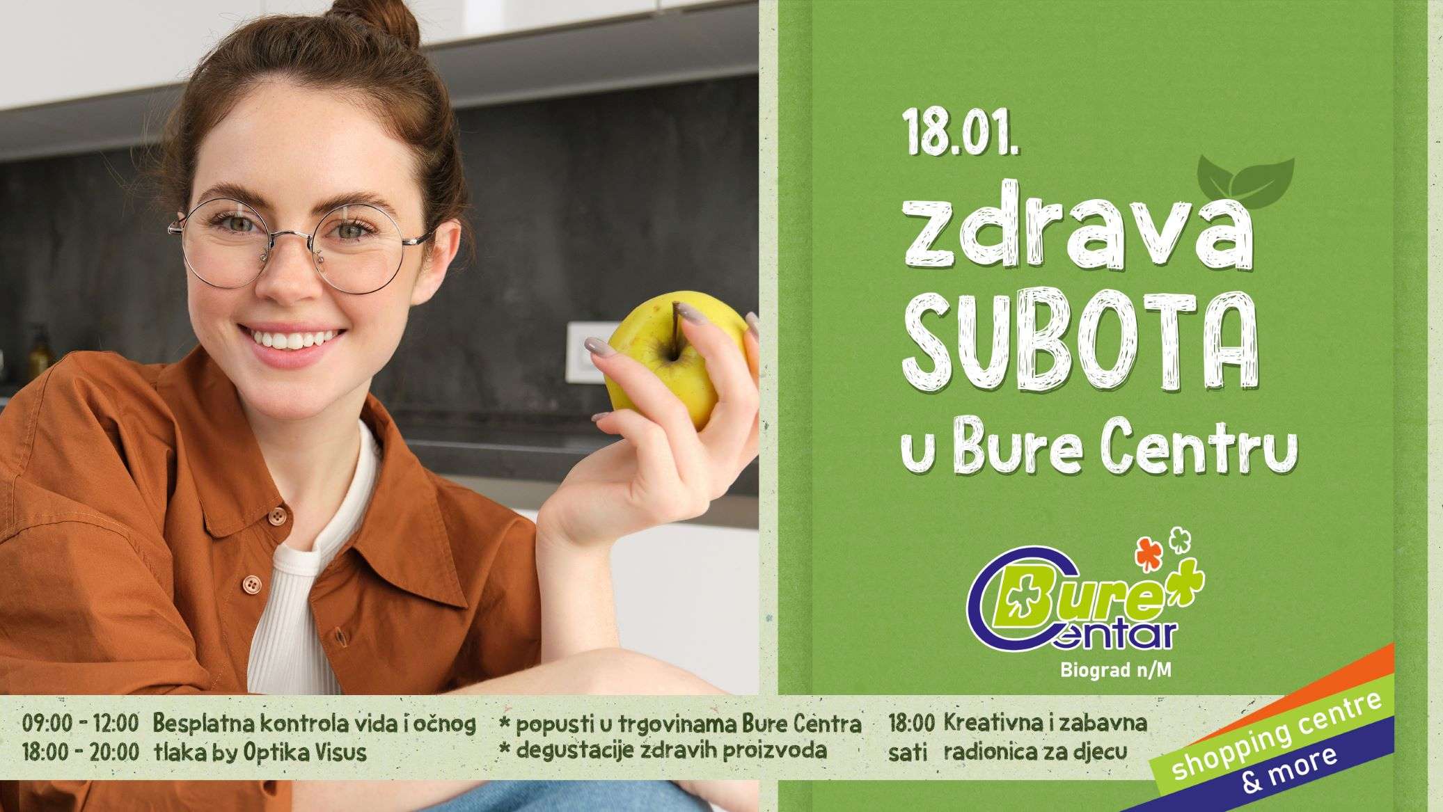 Zdrava subota u Bure Centru