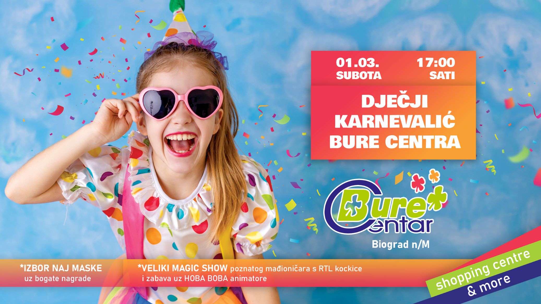 Dječji karnevalić Bure Centra