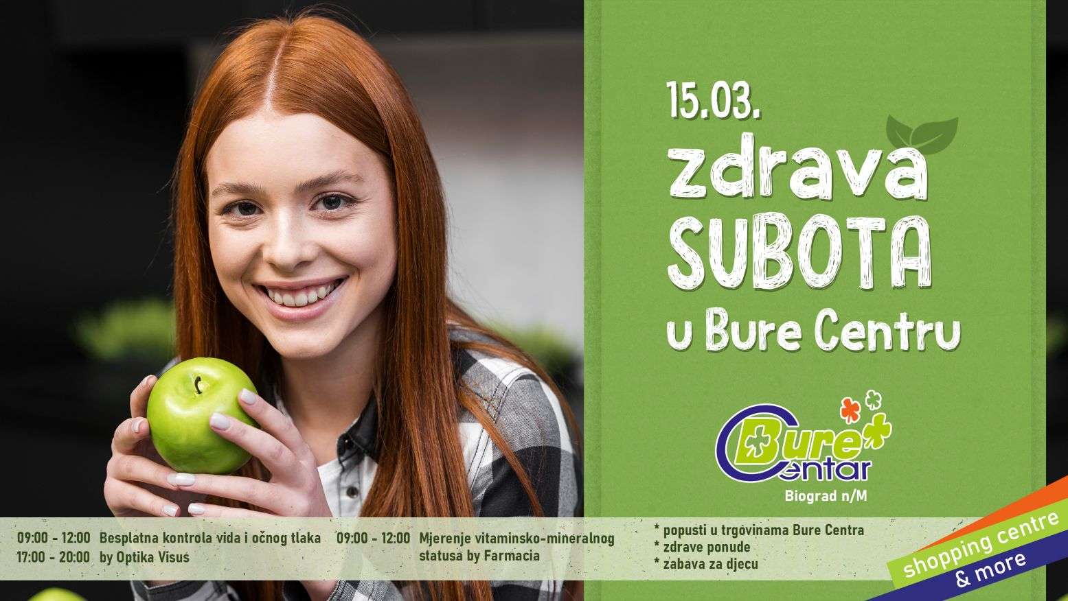 Zdrava subota u Bure Centru